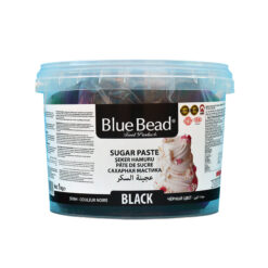 Ζαχαρόπαστα - Blue Bead - μαύρη