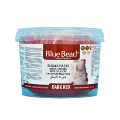 Ζαχαρόπαστα - Blue Bead - κόκκινο βαθύ