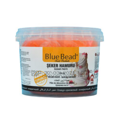 Ζαχαρόπαστα - Blue Bead - πορτοκαλί